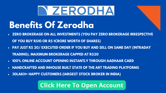 zerodha - best discount broker of india - stocksaim